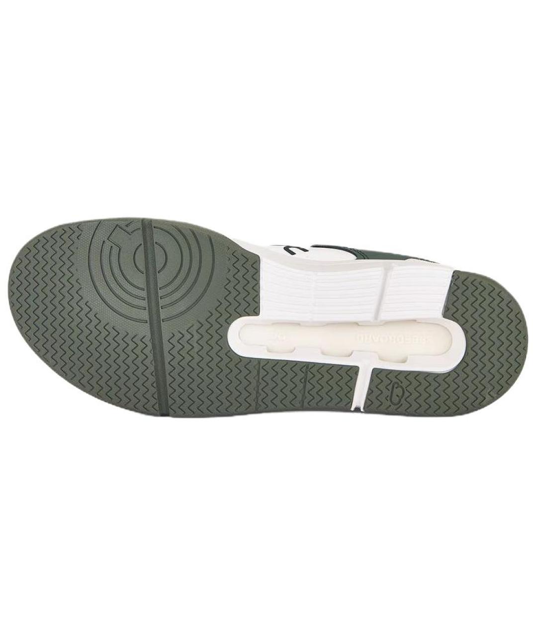 ON Белые кожаные низкие кроссовки / кеды, фото 4