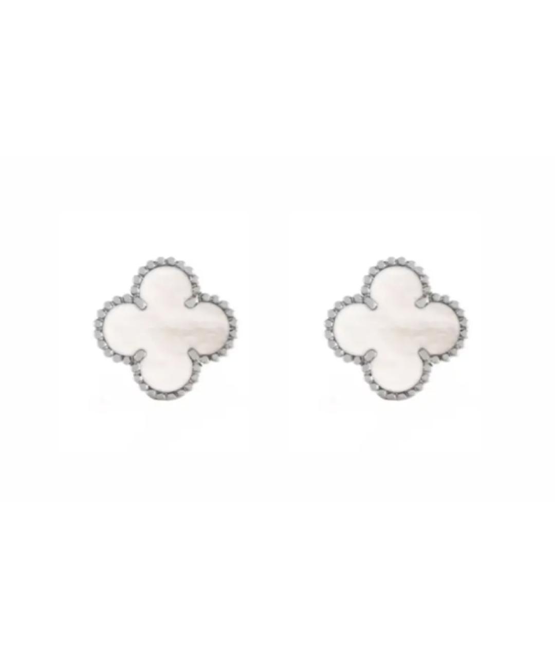 VAN CLEEF & ARPELS Серебряные серьги из белого золота, фото 1