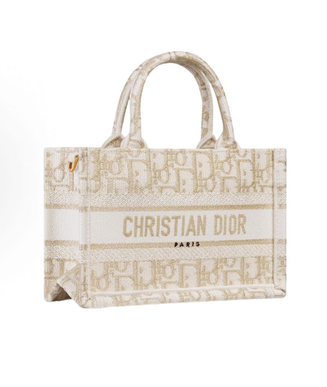 CHRISTIAN DIOR Бежевая сумка тоут, фото 2