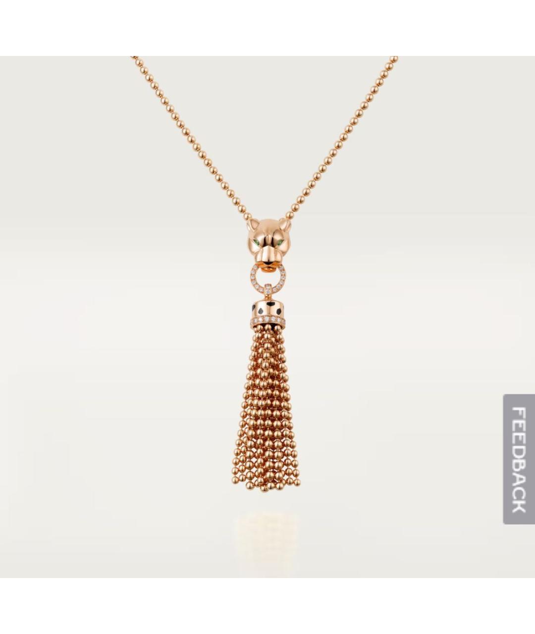 CARTIER Золотая подвеска из розового золота, фото 3