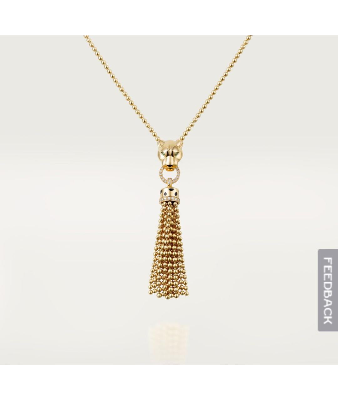 CARTIER Золотая подвеска из желтого золота, фото 3