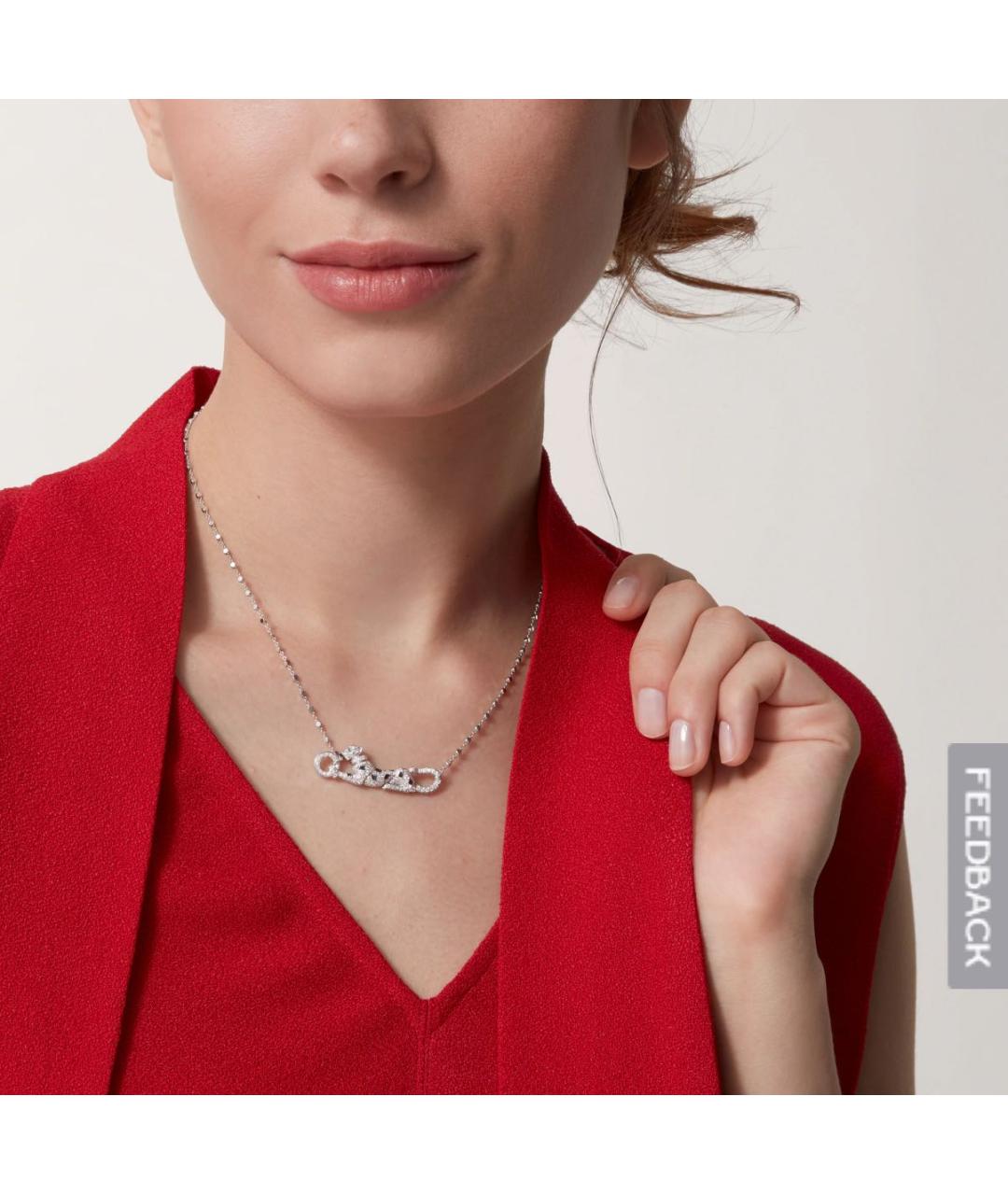 CARTIER Подвеска из белого золота, фото 2
