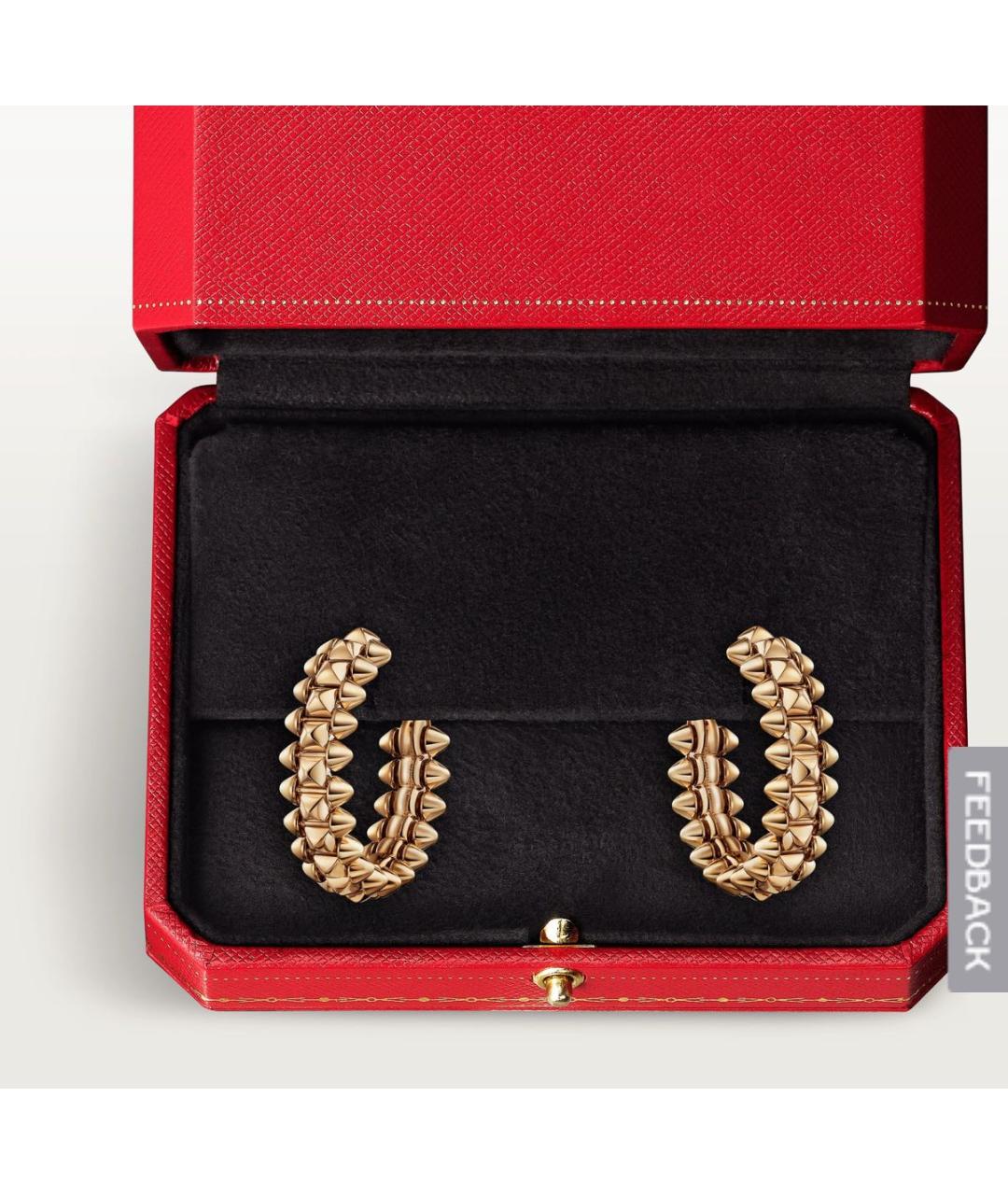 CARTIER Золотые серьги из желтого золота, фото 2