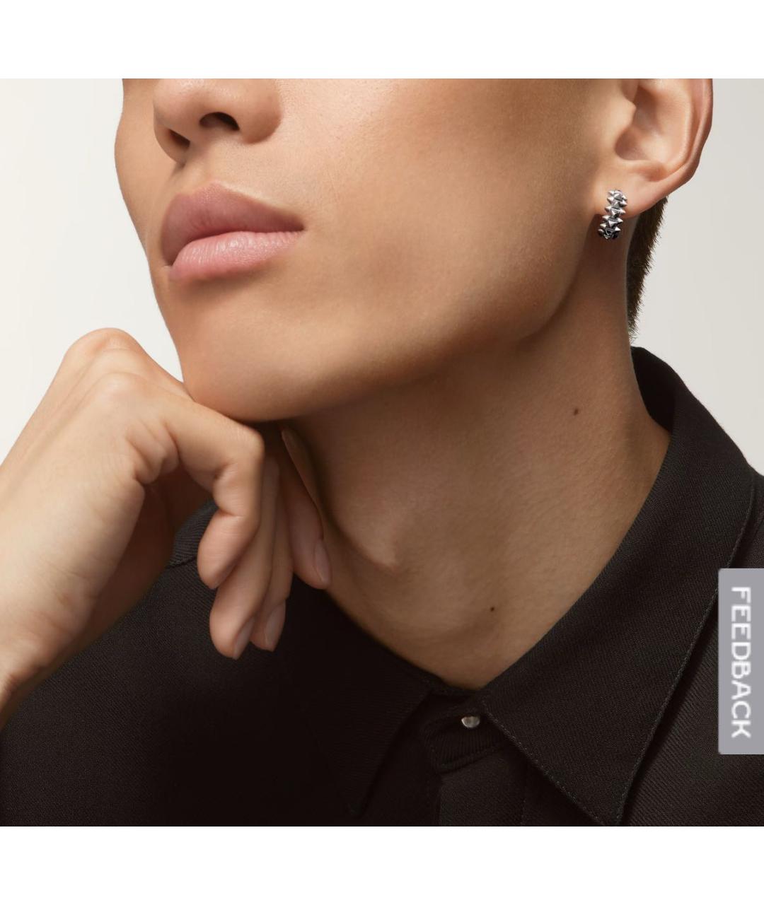 CARTIER Серьги из белого золота, фото 2