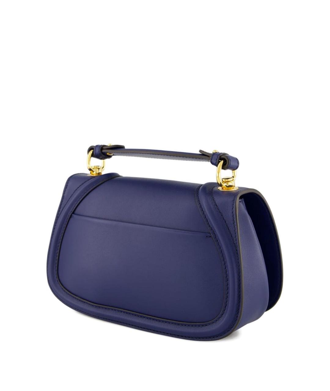 GUCCI Синяя кожаная сумка через плечо, фото 4