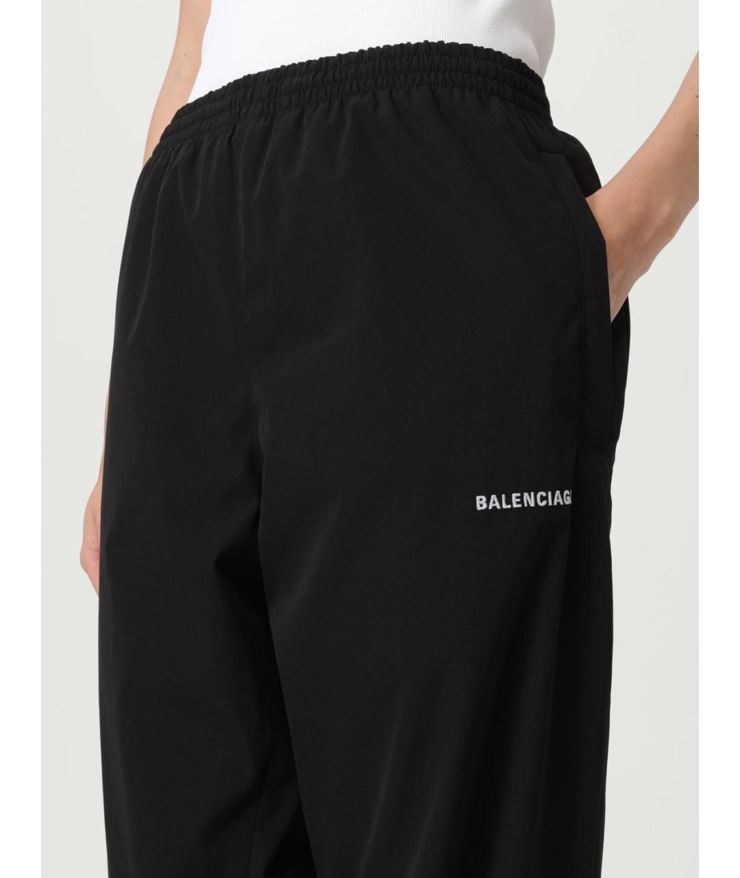 BALENCIAGA Черные прямые брюки, фото 6