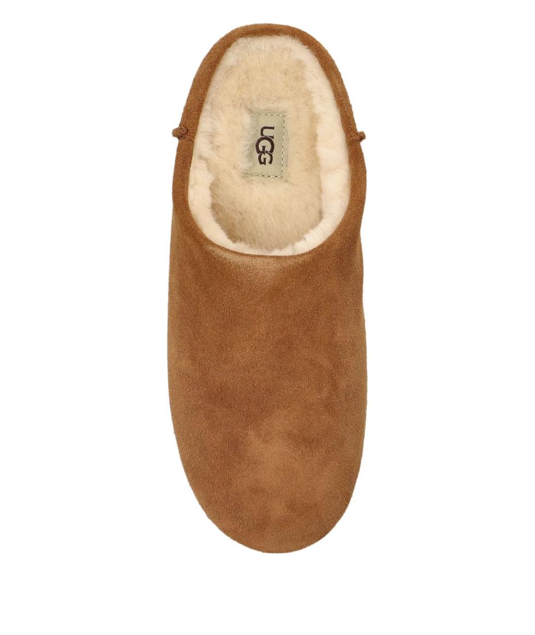 UGG AUSTRALIA Коричневые замшевые сабо, фото 6
