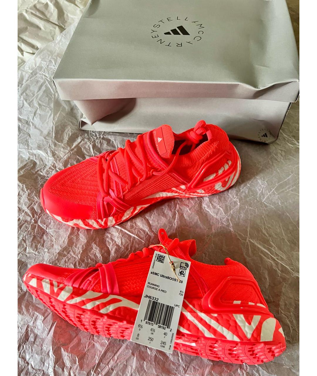 ADIDAS BY STELLA MCCARTNEY Розовые синтетические кроссовки, фото 3