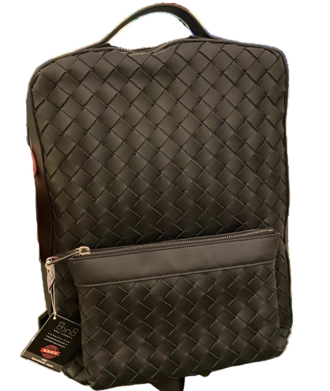 BOTTEGA VENETA Черный кожаный рюкзак, фото 2