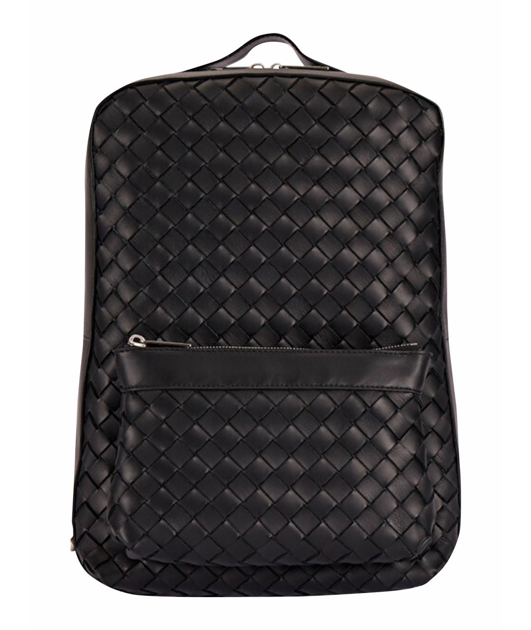 BOTTEGA VENETA Черный кожаный рюкзак, фото 1