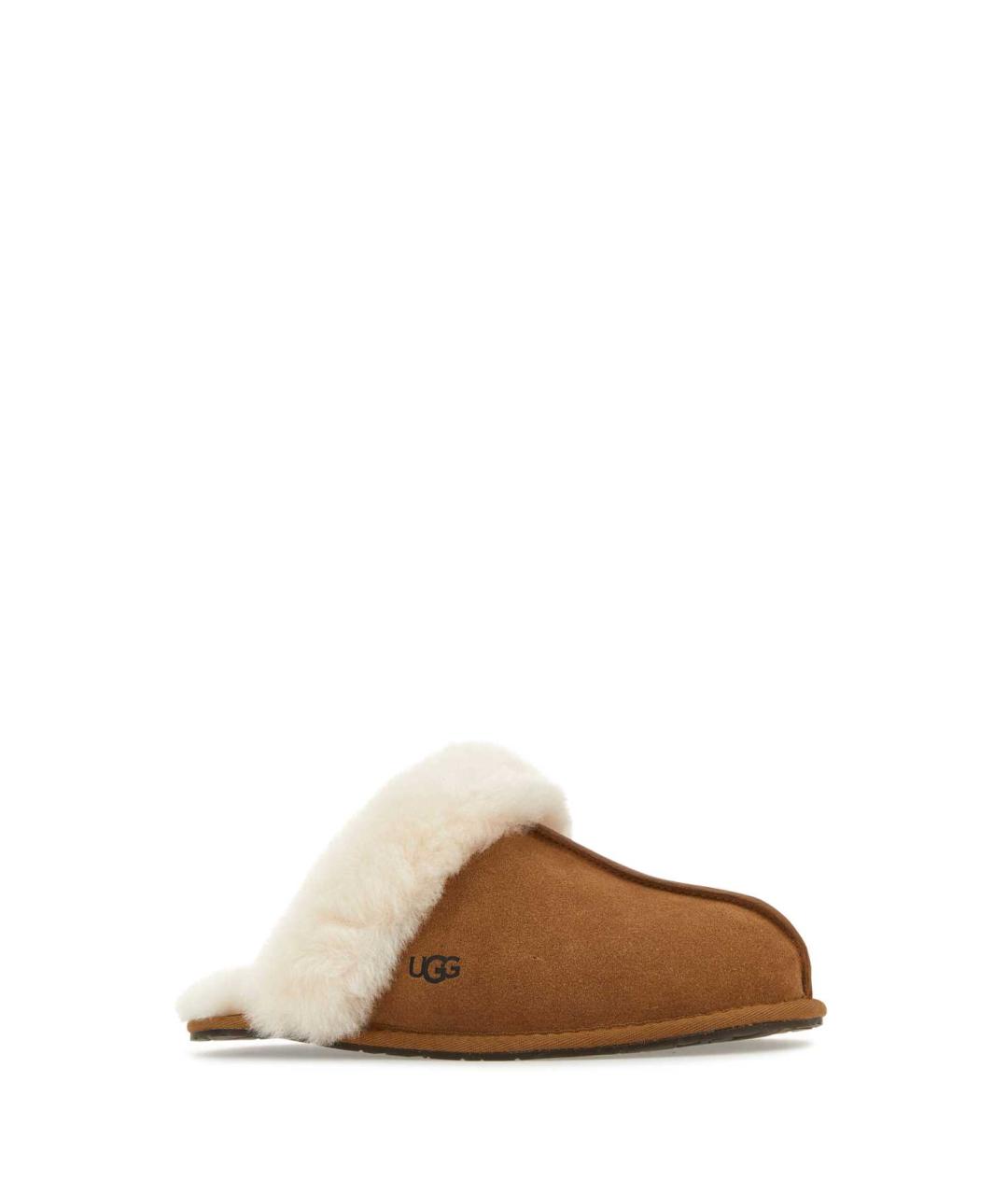 UGG AUSTRALIA Коричневые замшевые сабо, фото 2