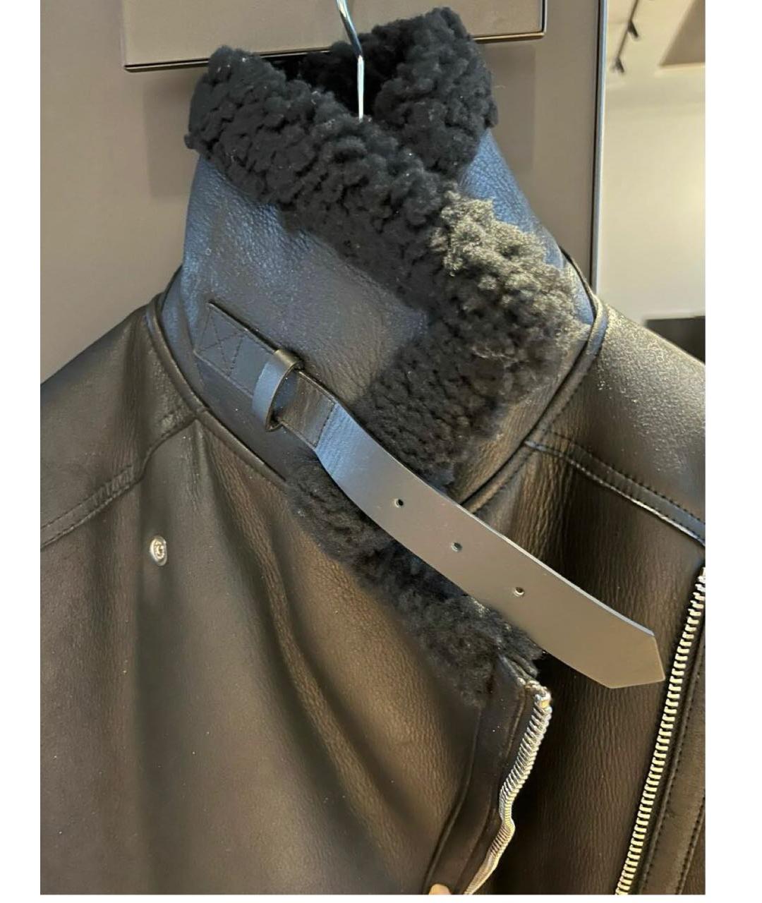 ACNE STUDIOS Черная замшевая дубленка, фото 4