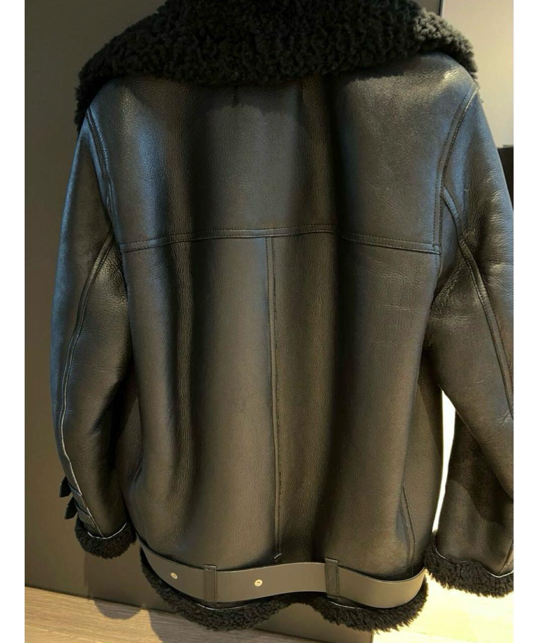 ACNE STUDIOS Черная замшевая дубленка, фото 2