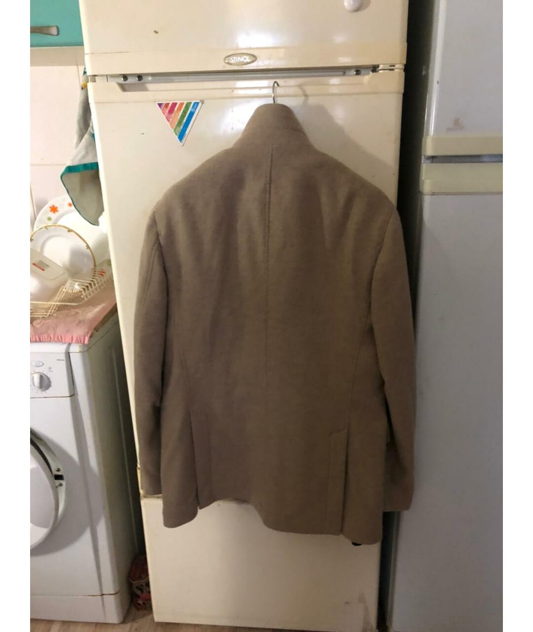 BRUNELLO CUCINELLI Бежевый кашемировый пиджак, фото 6