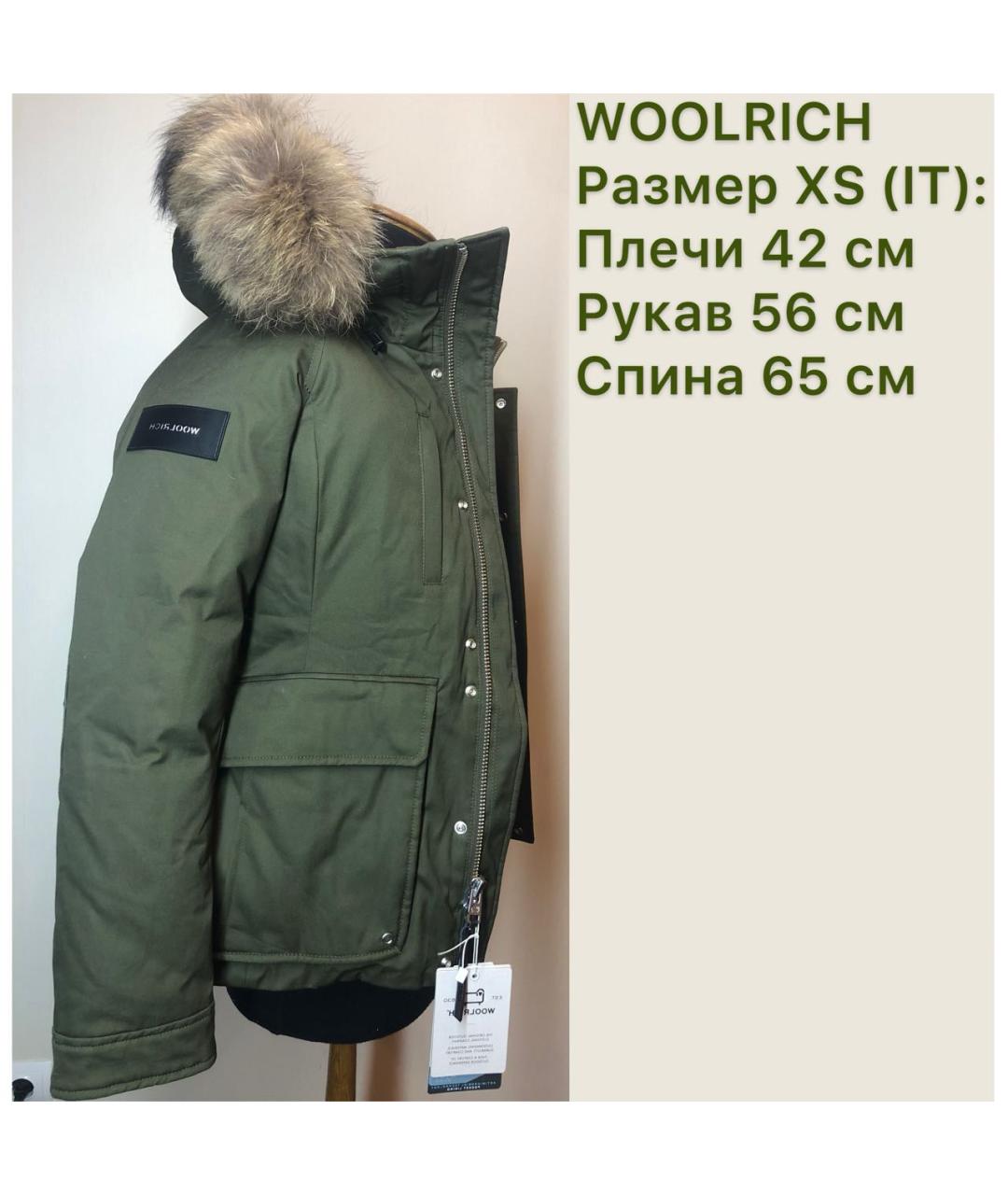WOOLRICH Хаки полиэстеровый пуховик, фото 6