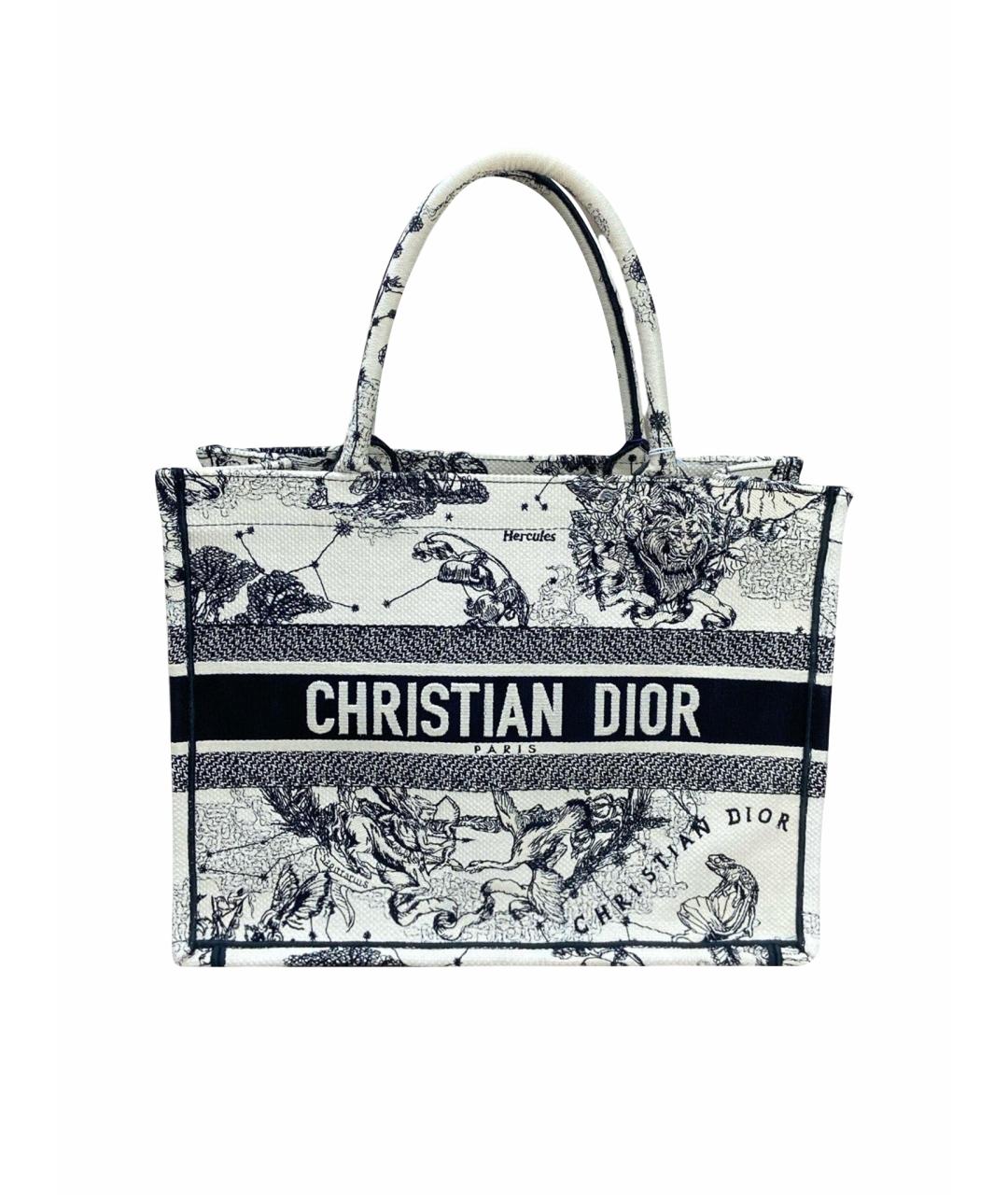 CHRISTIAN DIOR Тканевая сумка тоут, фото 1