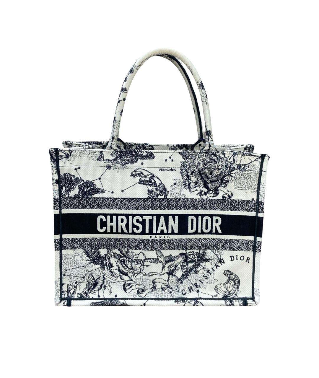 CHRISTIAN DIOR Тканевая сумка тоут, фото 10