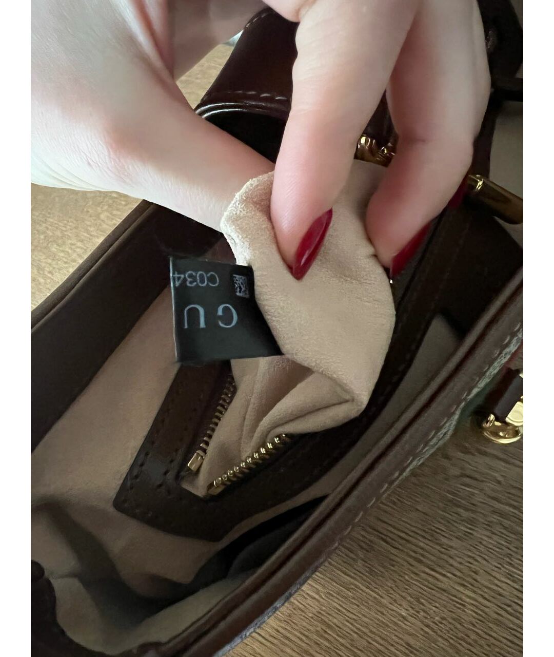 GUCCI Коричневая сумка тоут, фото 7