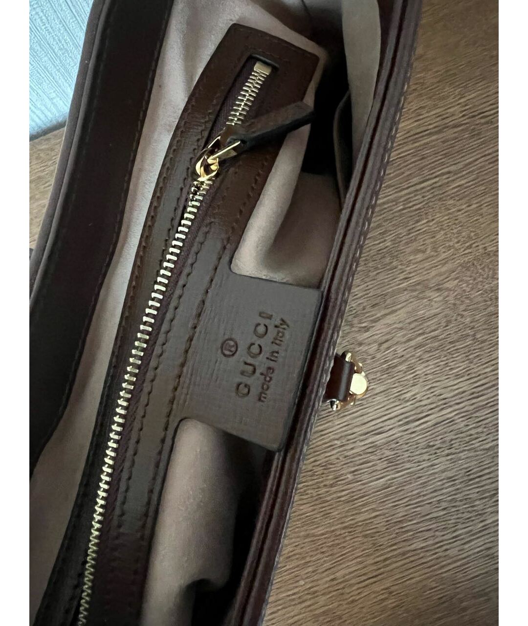 GUCCI Коричневая сумка тоут, фото 5