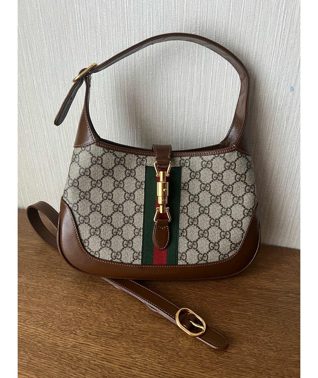 GUCCI Коричневая сумка тоут, фото 4