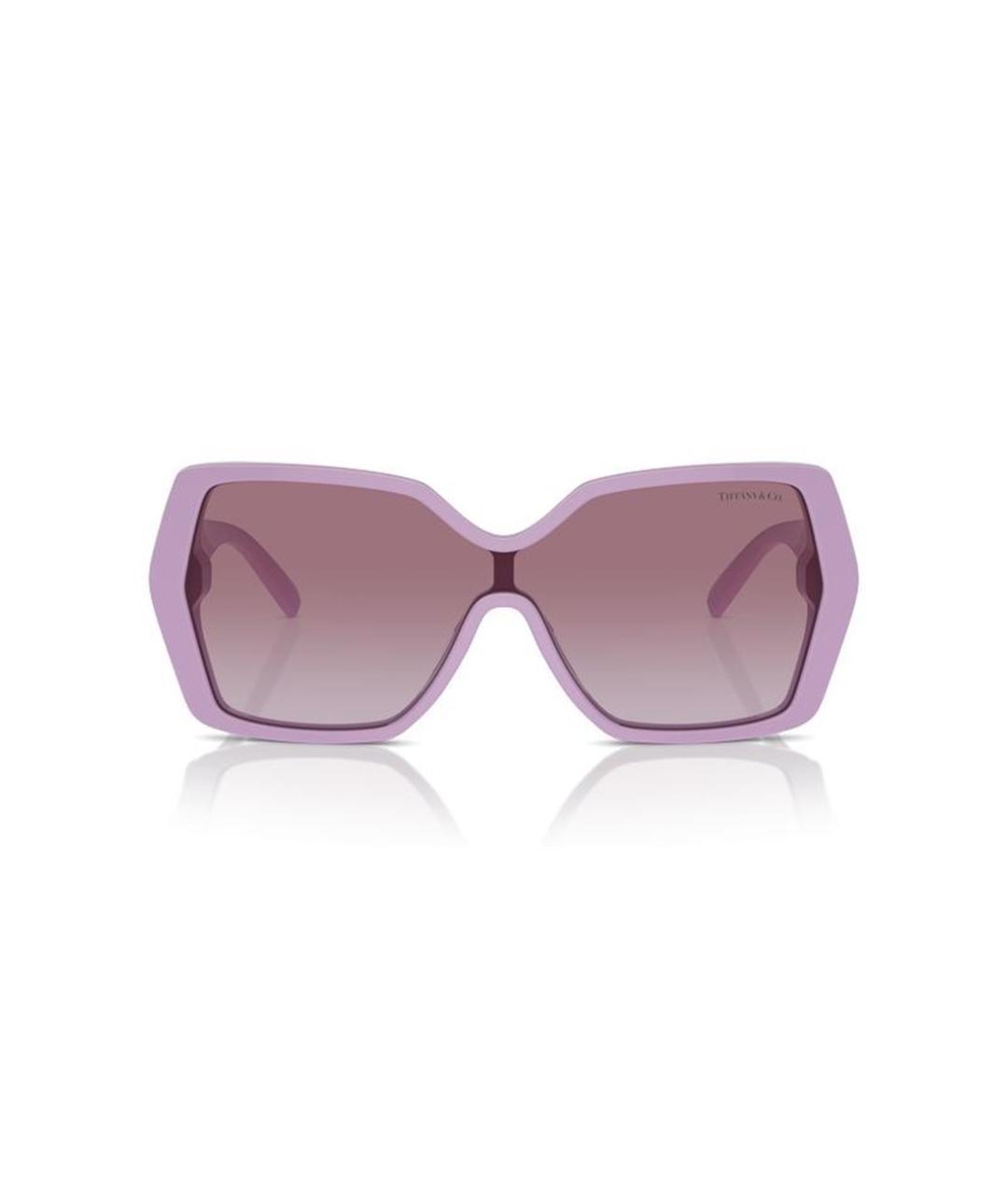 TIFFANY&CO Розовые пластиковые солнцезащитные очки, фото 2