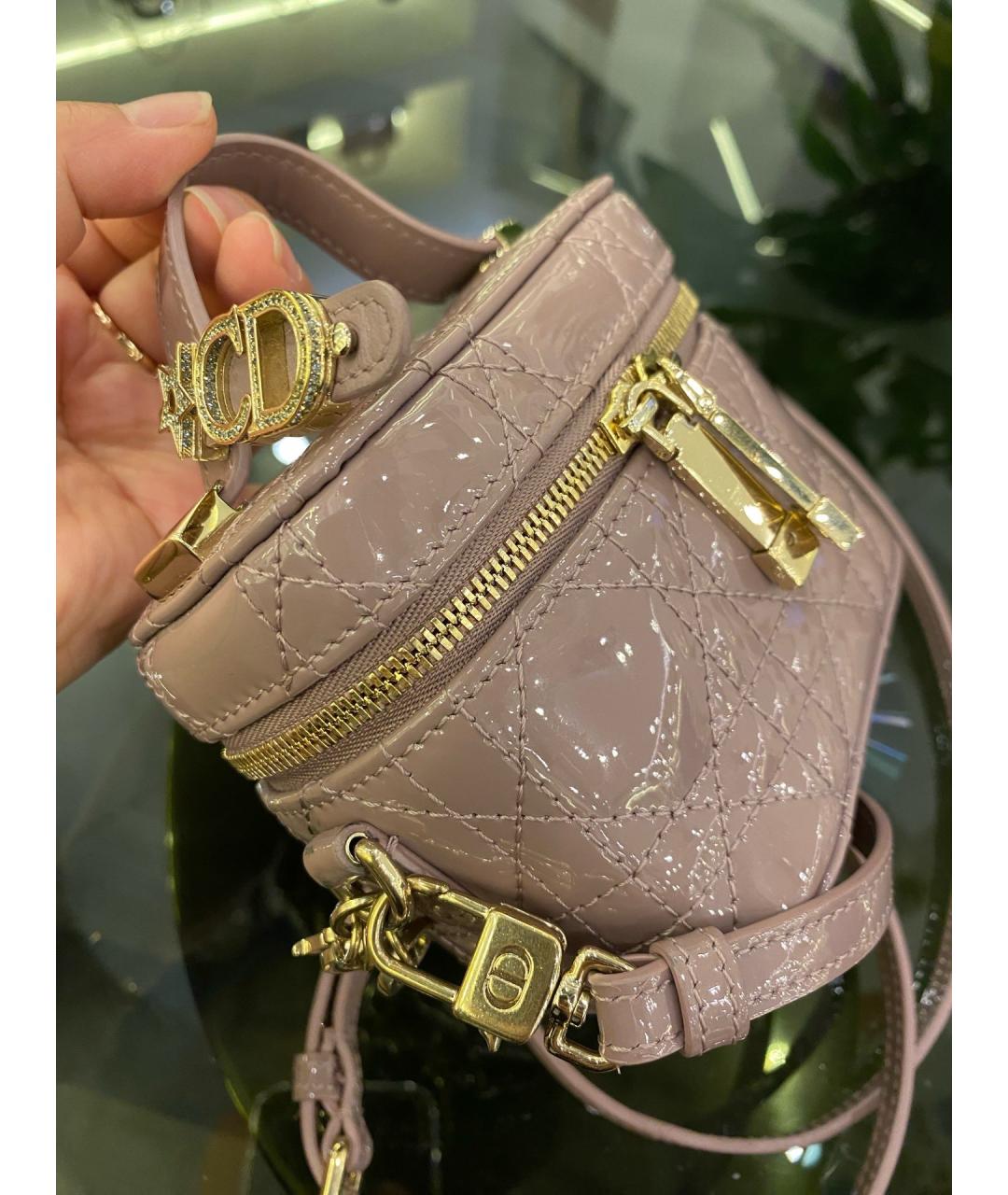 CHRISTIAN DIOR Сумка через плечо из лакированной кожи, фото 6