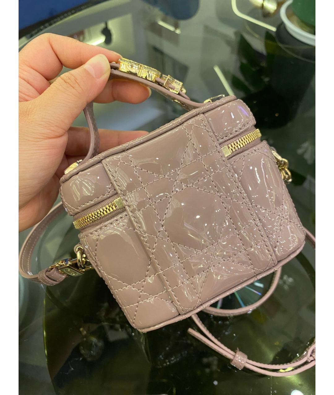 CHRISTIAN DIOR Сумка через плечо из лакированной кожи, фото 3