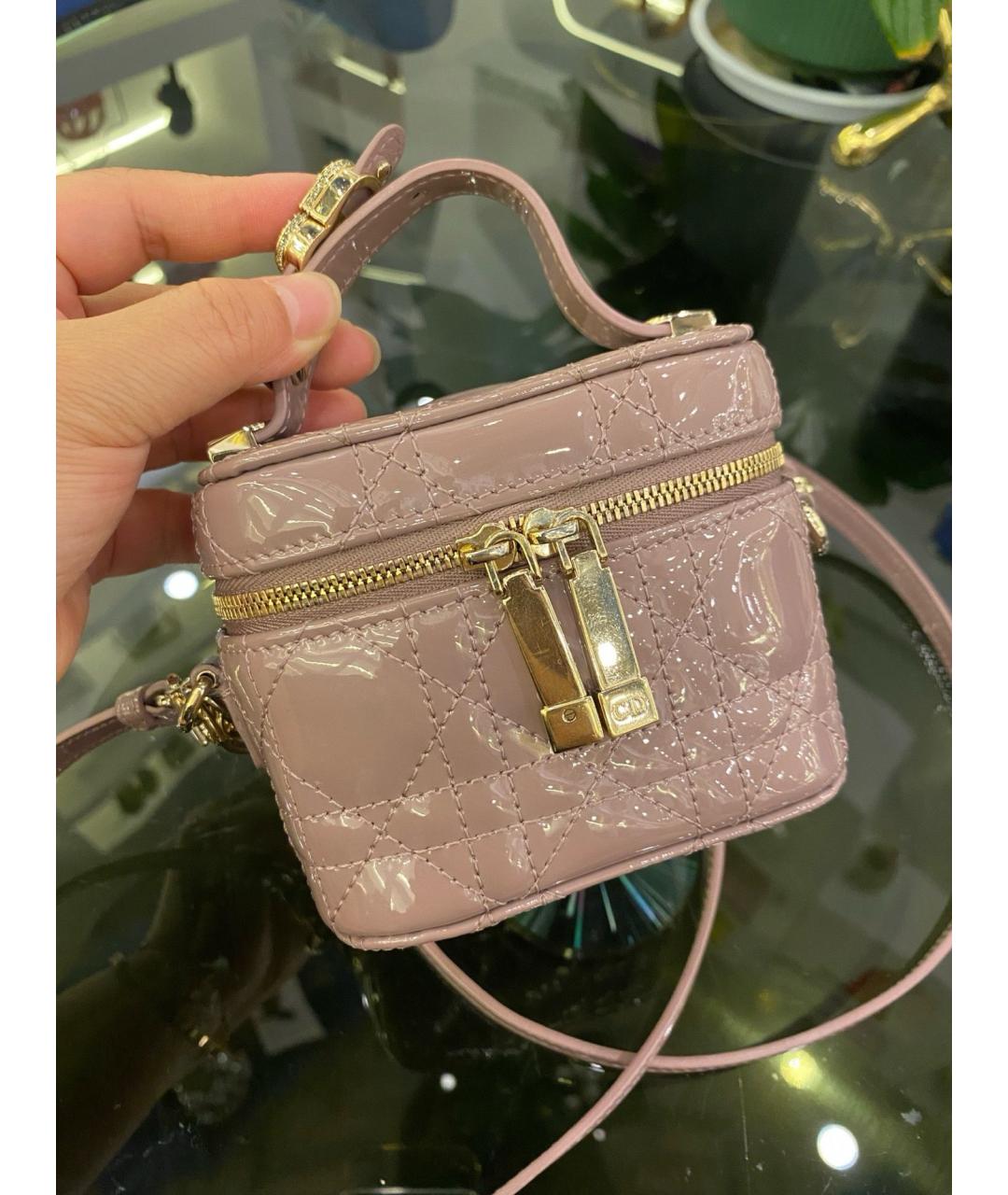 CHRISTIAN DIOR Сумка через плечо из лакированной кожи, фото 2