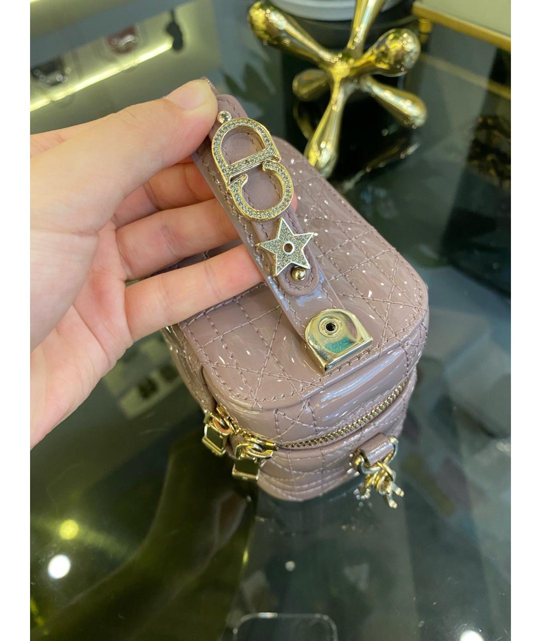 CHRISTIAN DIOR Сумка через плечо из лакированной кожи, фото 7