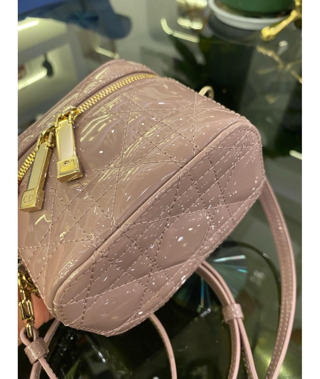 CHRISTIAN DIOR Сумка через плечо из лакированной кожи, фото 5