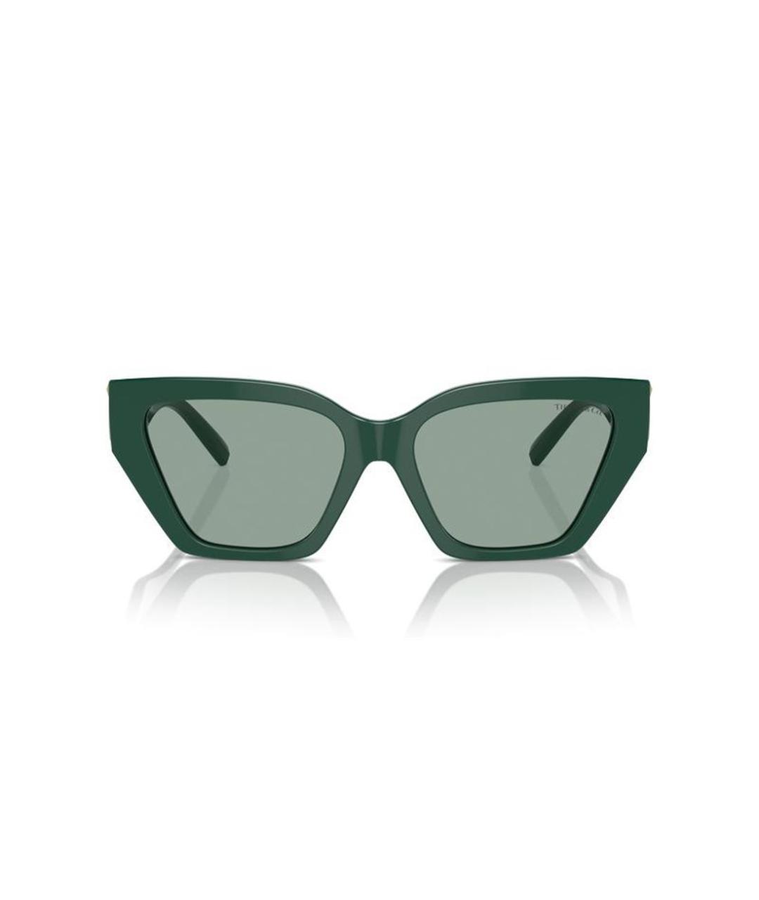 TIFFANY&CO Зеленые пластиковые солнцезащитные очки, фото 2