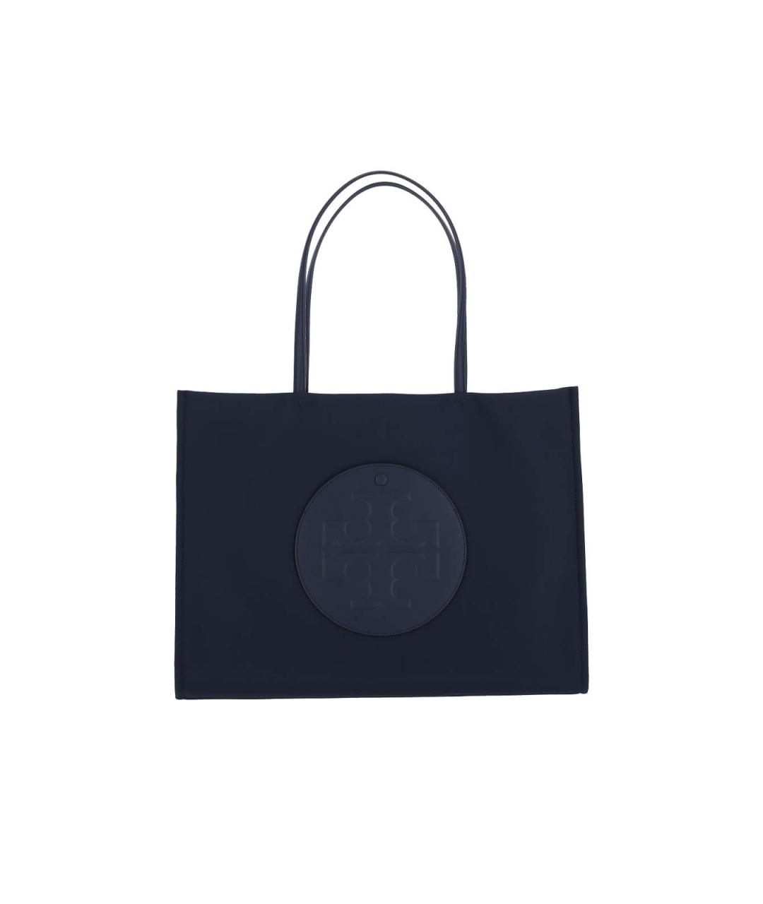 TORY BURCH Синяя тканевая сумка тоут, фото 1