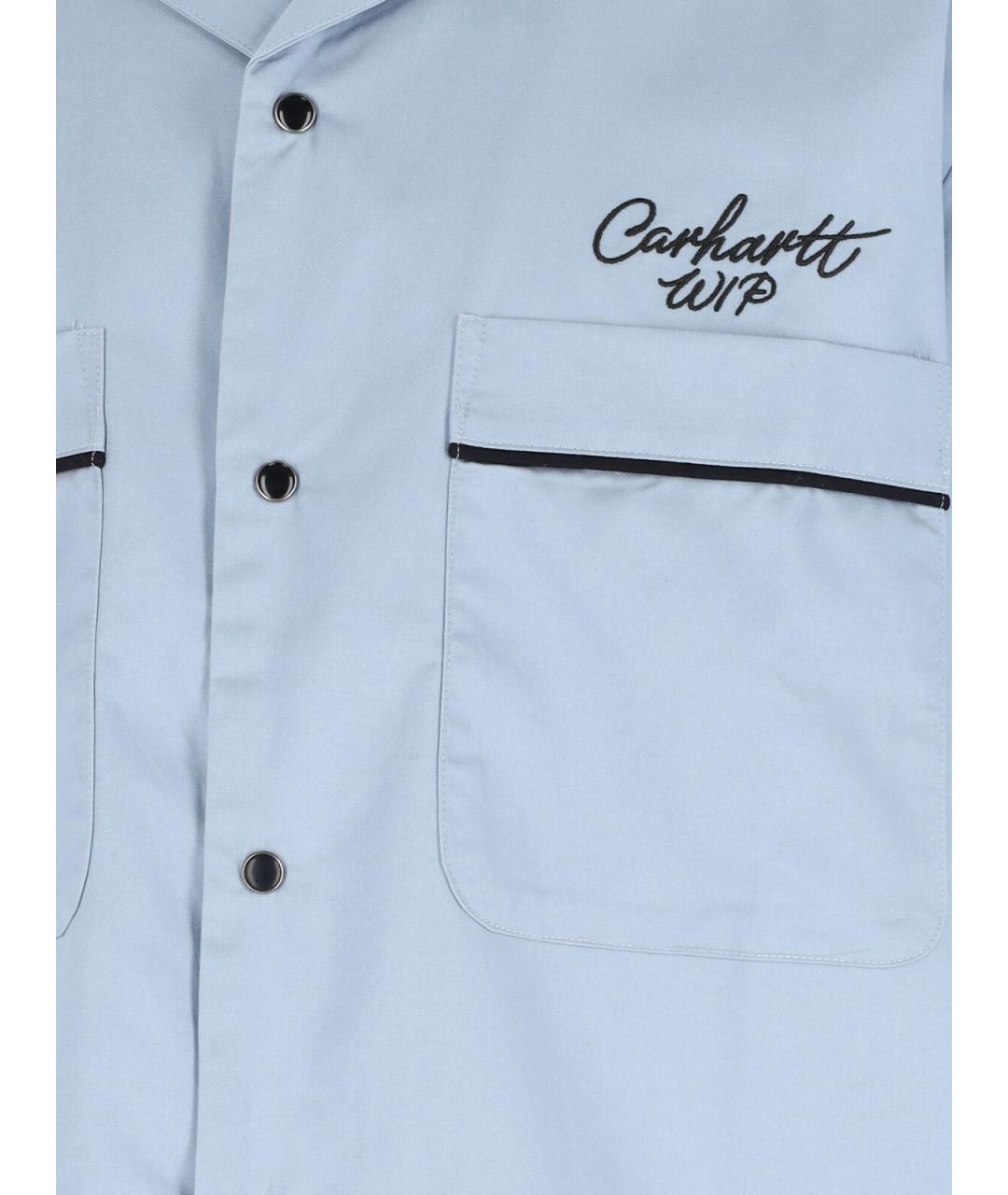 CARHARTT WIP Голубая кэжуал рубашка, фото 4