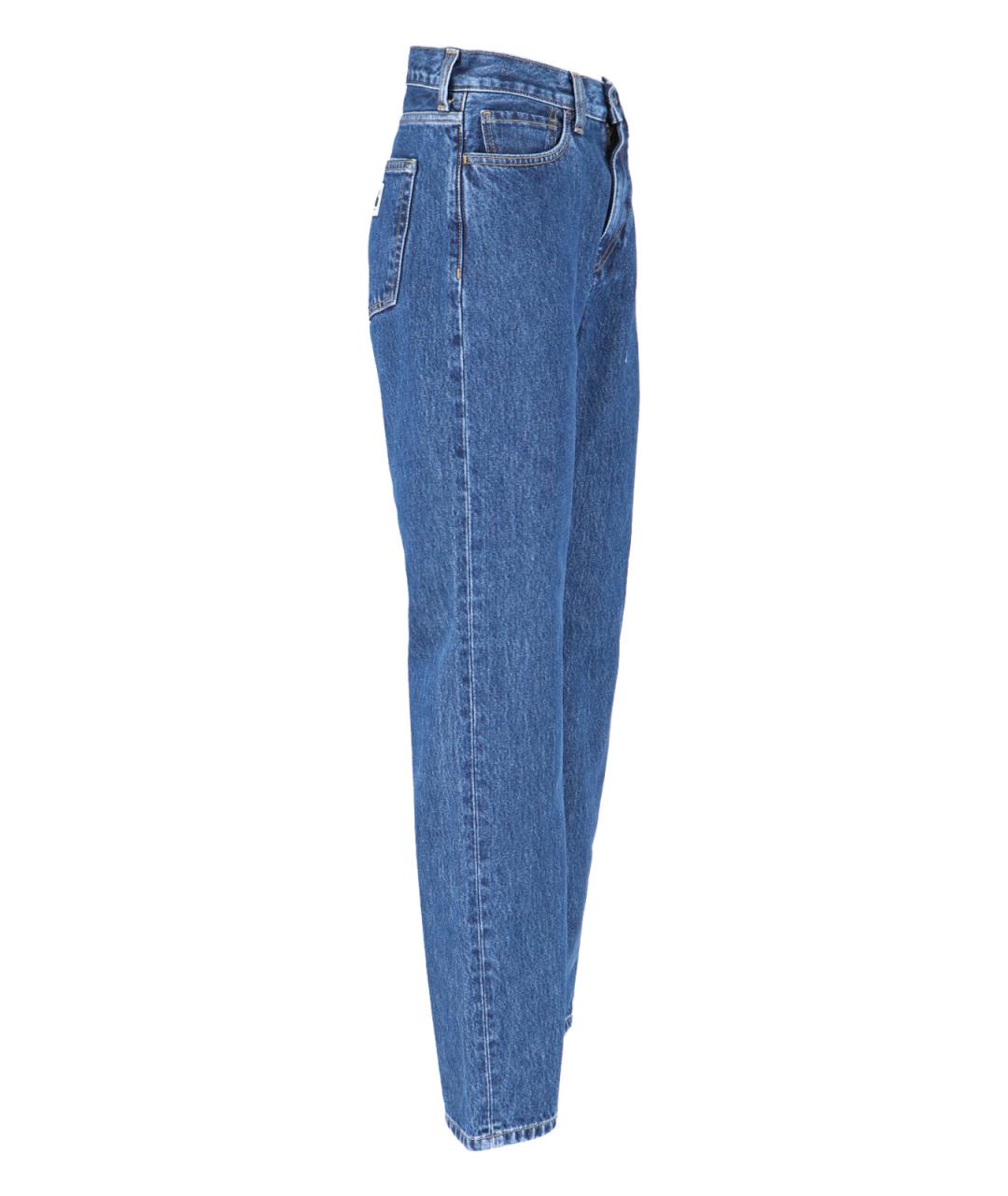 CARHARTT WIP Синие хлопковые прямые джинсы, фото 3