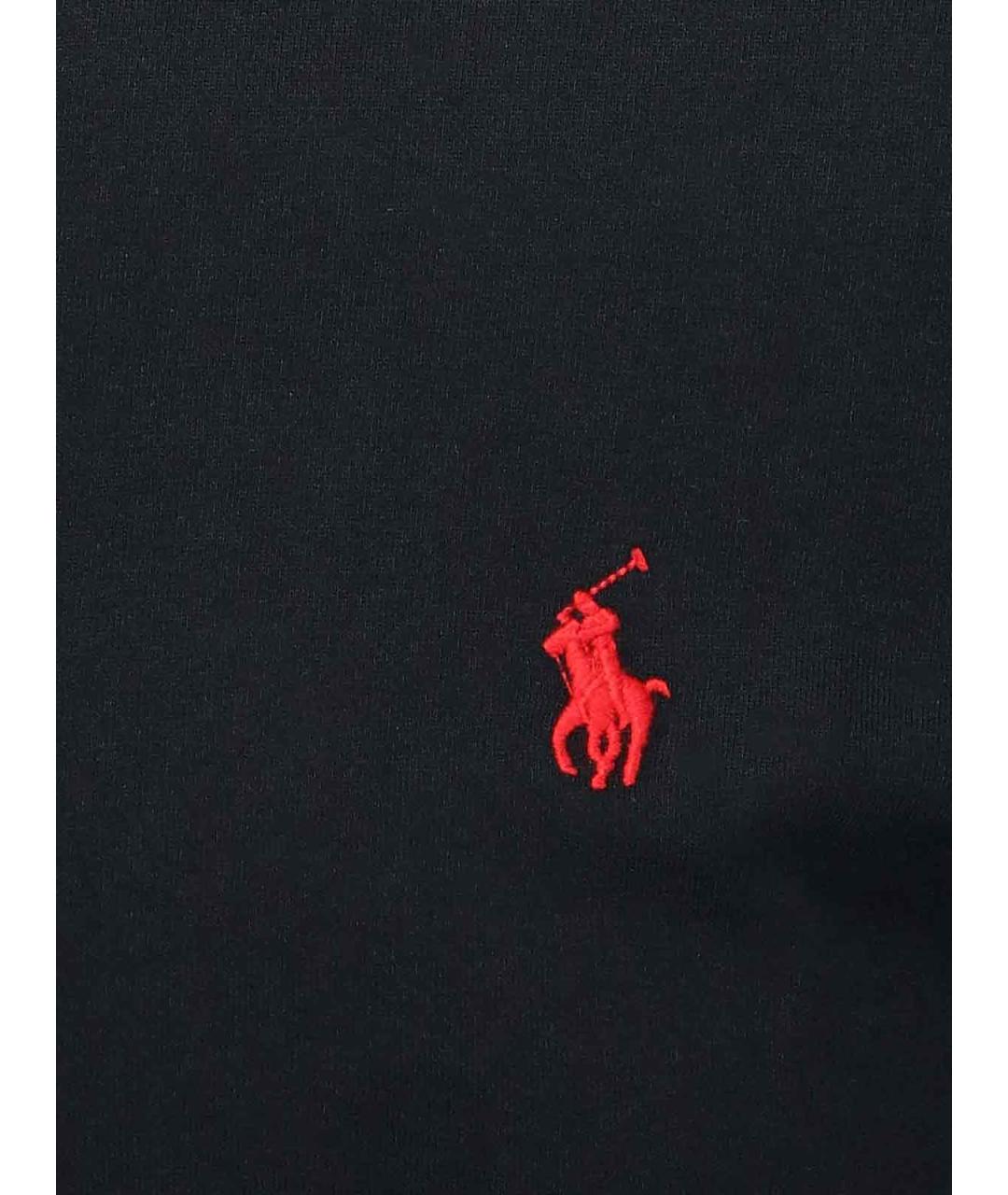 POLO RALPH LAUREN Черная хлопковая футболка, фото 3