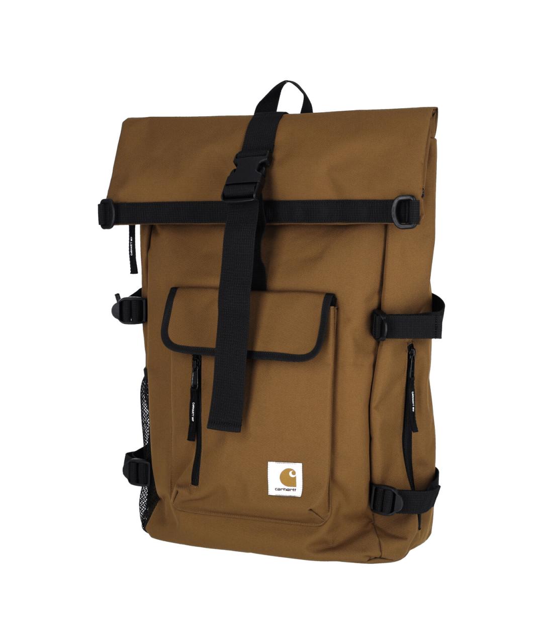 CARHARTT WIP Коричневый синтетический рюкзак, фото 2