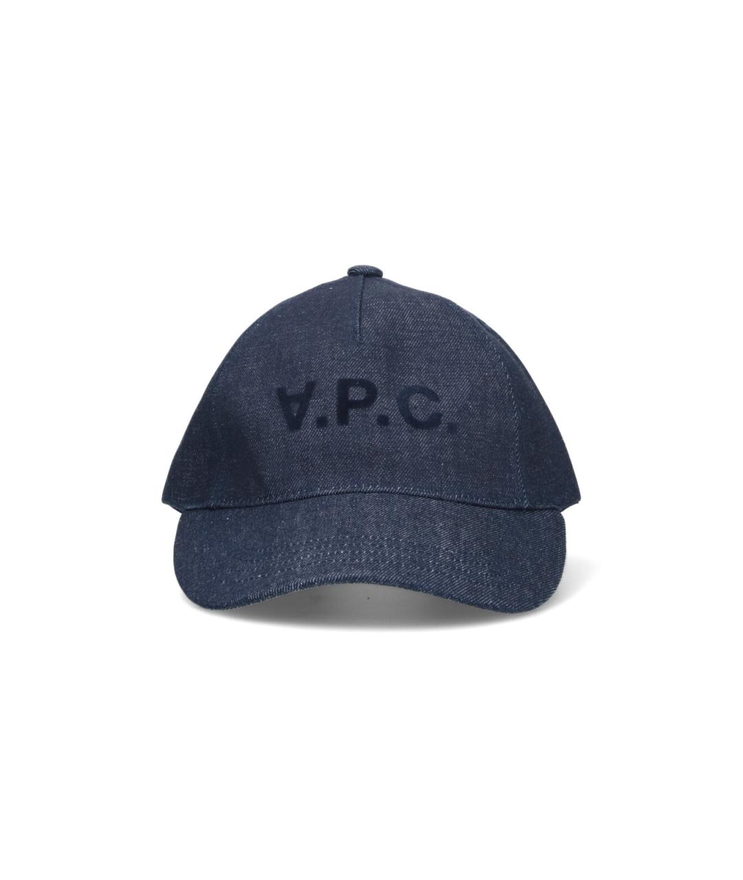 A.P.C. Синяя хлопковая кепка, фото 1