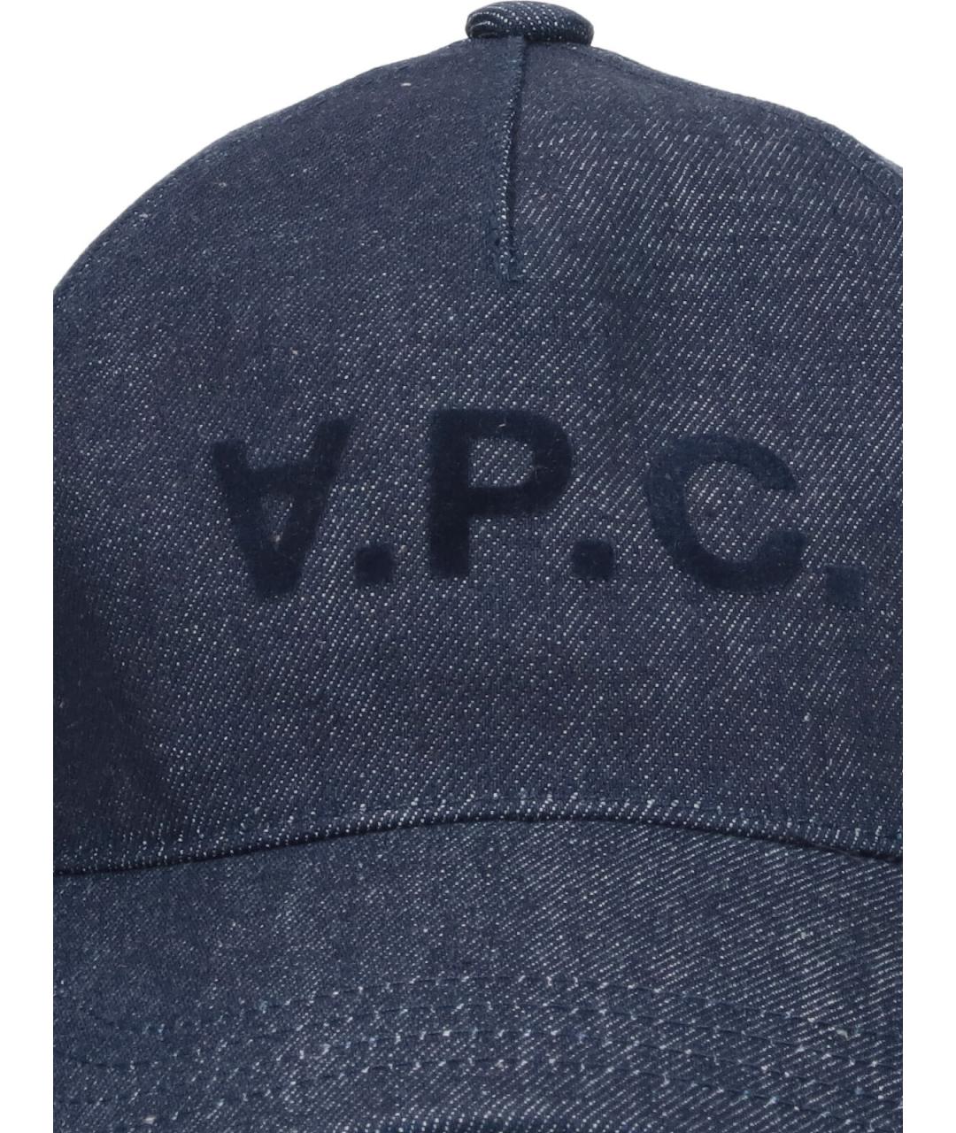 A.P.C. Синяя хлопковая кепка, фото 3