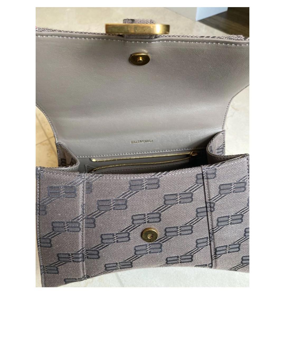 BALENCIAGA Коричневая сумка с короткими ручками, фото 4