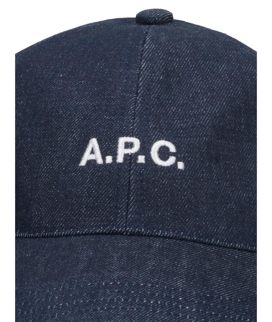 A.P.C. Синяя хлопковая кепка, фото 3