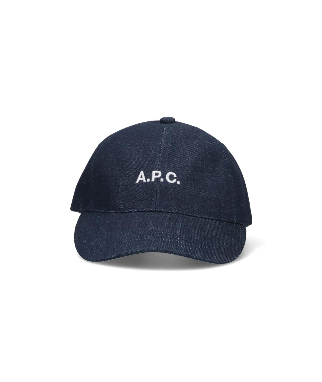 A.P.C. Синяя хлопковая кепка, фото 1