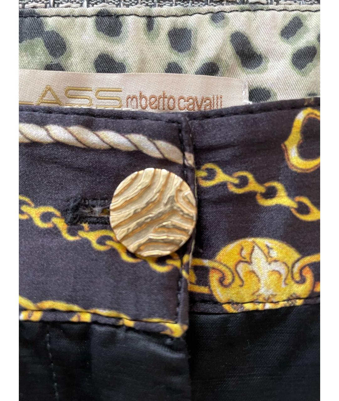 ROBERTO CAVALLI Черные брюки узкие, фото 3