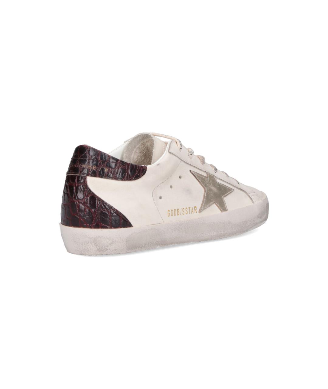 GOLDEN GOOSE DELUXE BRAND Белые кожаные кеды, фото 4