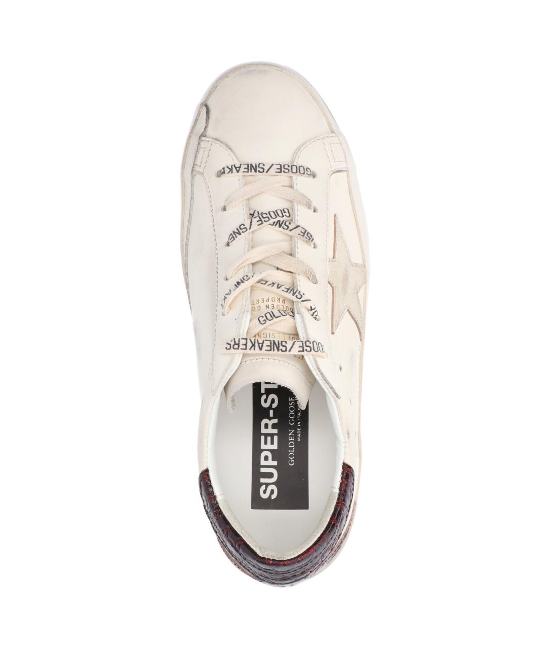 GOLDEN GOOSE DELUXE BRAND Белые кожаные кеды, фото 5