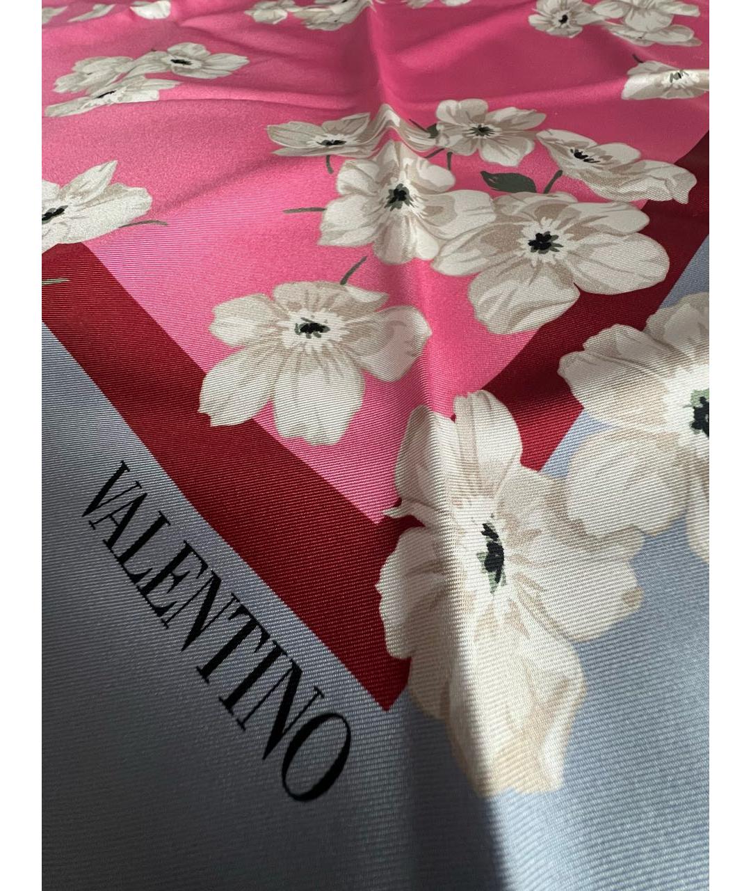 VALENTINO Мульти шелковый платок, фото 2