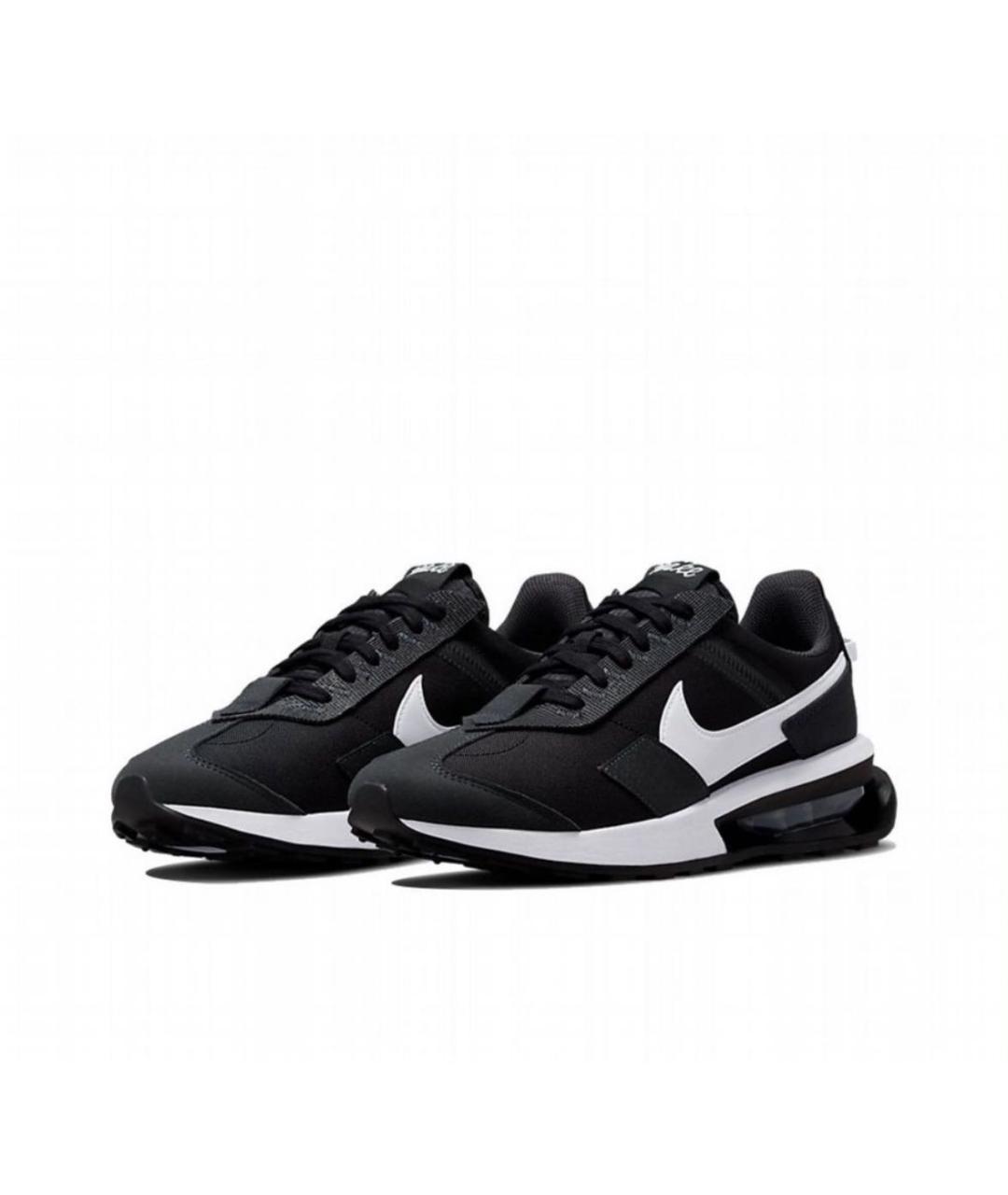 NIKE Черные текстильные низкие кроссовки / кеды, фото 2