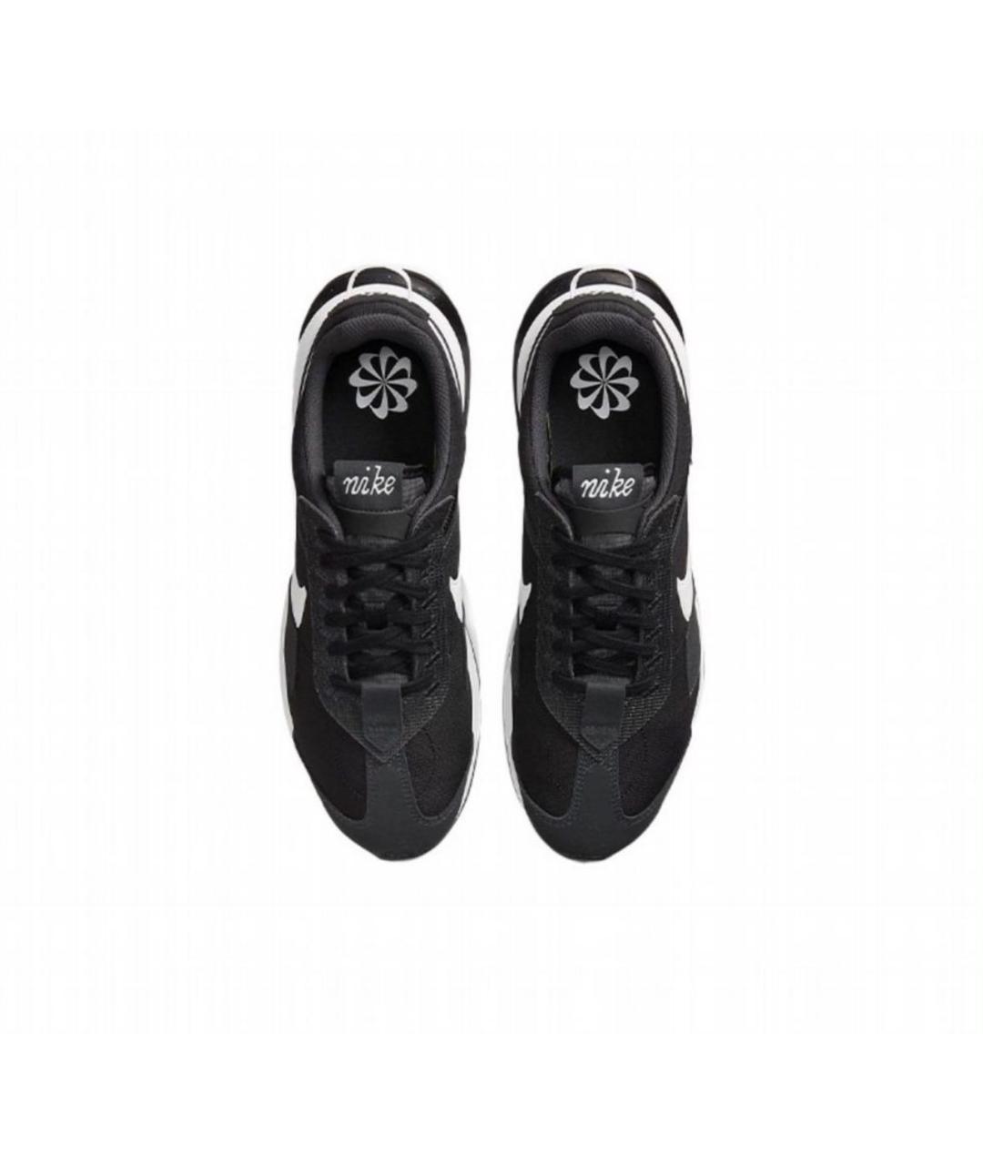 NIKE Черные текстильные низкие кроссовки / кеды, фото 3