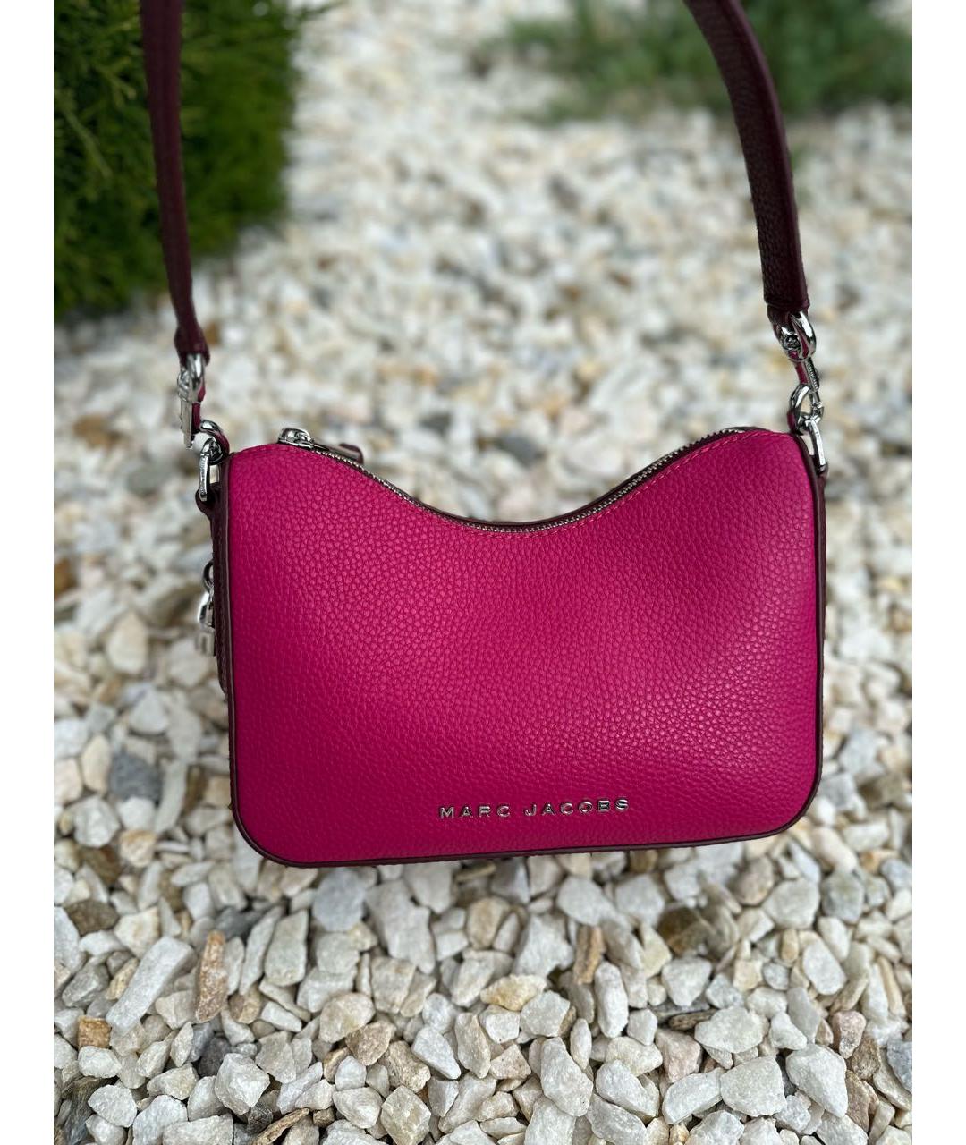 MARC JACOBS Фуксия кожаная сумка через плечо, фото 5