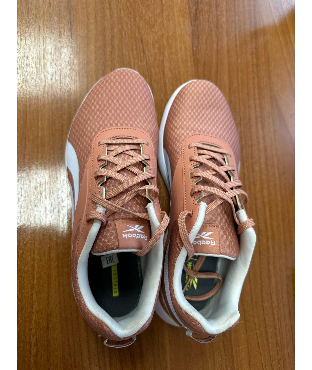 REEBOK Розовые синтетические кроссовки, фото 3