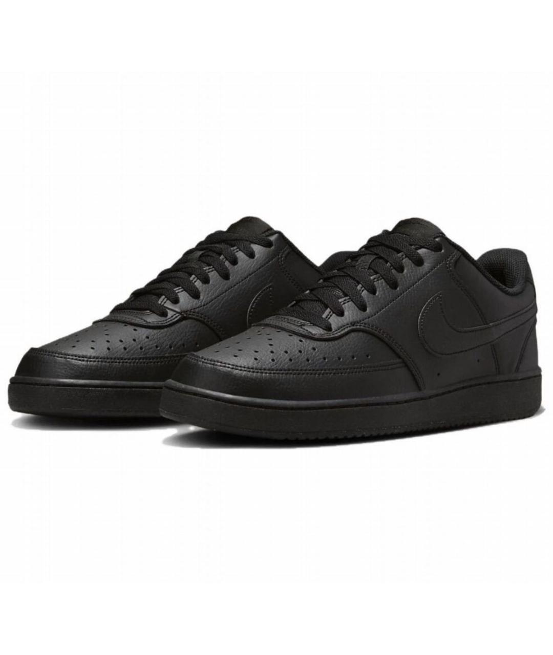 NIKE Черные низкие кроссовки / кеды, фото 2